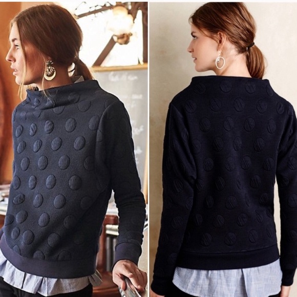 Anthropologie Sweaters - Postage stamp by anthropology sweater size…
